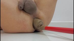 My ass broken into by a meat roll