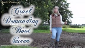 Cruel Demanding Boot Queen