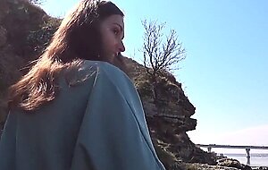 Lilys memories, risky public sex on the rocks