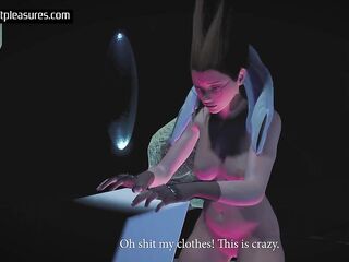 Woman Grows and Expands into Bimbo Dominatrix-bitch After Finding Lost Artifact