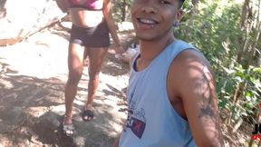 comi uma desconhecida sem camisinha na cachoeira * preta fogosa * joao o safado *