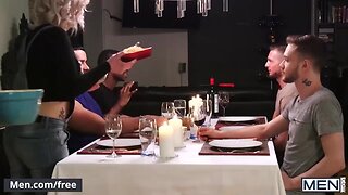 Stig andersen and teddy torres the dinner party part 1 drill my hole men