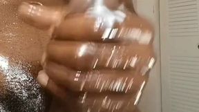 my big black dick grew so long thinking about your tight wet pussy dirty talking busting a hard nut!