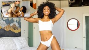 ”Black goddess Olivia Jayy screwed hard by hung white dude”