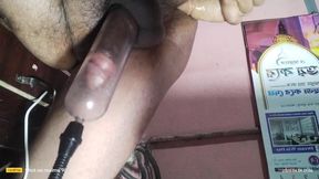 Toys in the anus and pumps in the peny te g