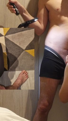 Elena Clark Fuck with Grey Pantyhose and Boots