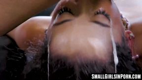 Ryan Driller's gigantic cock in reverse cowgirl with deepthroat