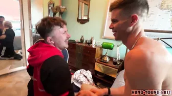 Three British Chav Lads in Hardcore Bareback Threesome