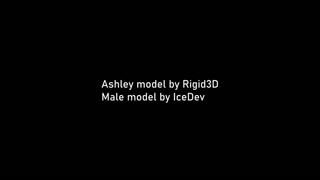 Mass Effect Giantess Ashley breasts vore - sfx