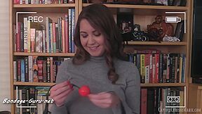 Kinky Teen 18+ Brunette Hair, Chrissy Loves To Be Gagged, Blindfolded And Fastened Up, Coz It Excites Her