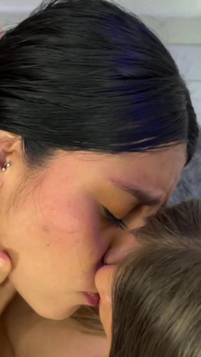 THREESOME IN YOGA CLASS WITH MY MATES GETS OUT OF CONTROL AND WE END UP FUCKING   Clip 2