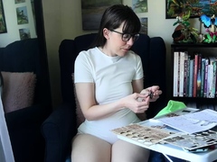 Amateur Webcam Cute Teen Plays Solo