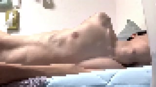 Japanese guy dry orgasm with an enemagra