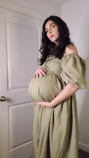 Milk Maid Belly Worship and Contractions