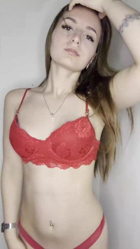 Tiny tits teen teases on OnlyFans