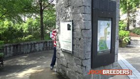 JockBreeders - Cute fit bottom slut Mikey Knight rides hot cosplay top