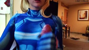Samus Gives You a Real Blowjob