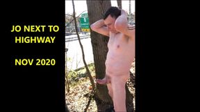 Naked Wank Off By The Highway 11-2020