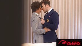 Jock-next-door Seth Loses It To Suited Charlie Cherrys Dick