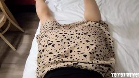 Italian MILF redheaded submissive sucks big black tool after ride