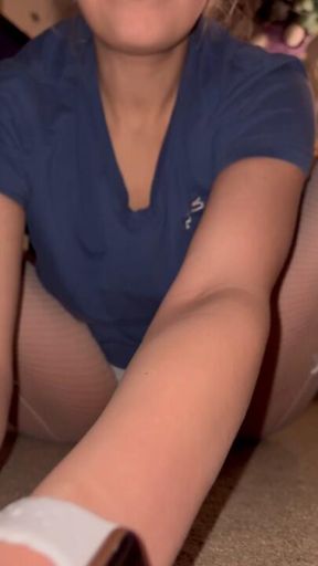 Simp for my perfect fishnet soles