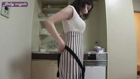Elegant Quiet Wife. F Cup Droop Bust and Unexpectedly Sensual Tongue Tease - Part1