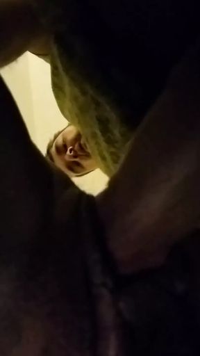 Wet Ass Pussy Slidding across my cock