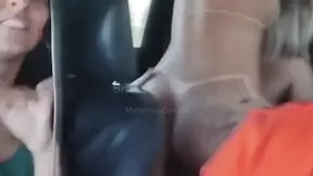 Hot wife takes big cock in car while ex films everything