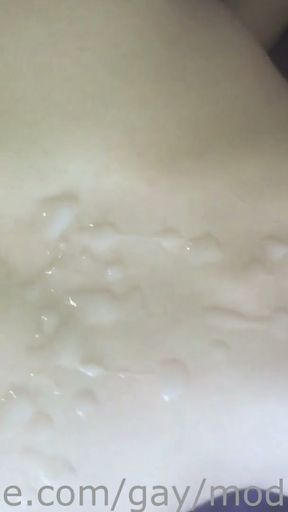 Splattered This Whore's Whole Back With Hot Cum   Clip 1