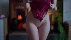 Standing Pee in Panties