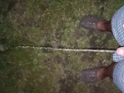 Pissing after drinking all night