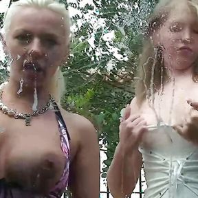 Horny sluts showing tits and fulfilling fetishes