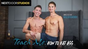 "Instruct Me How To Gobble Rump" Roomie Gives Fucky-Fucky Lessons To Brandon Anderson - NextDoorStudios