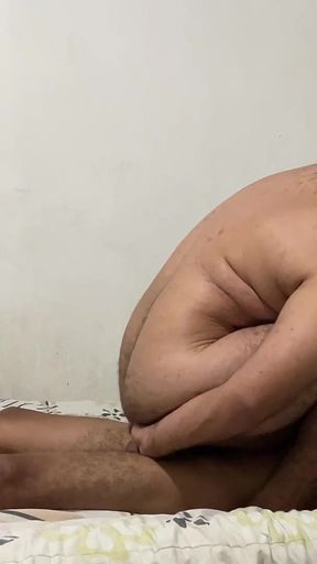 Chubby Gay Sat on His Friend's Cock - Exclusive