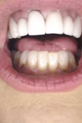 Tongue Twisting Flipping Slapping Closeup Rapid Slap