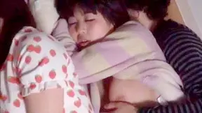 Steamy College Sleepover - My GF Her Horny Roommates39; Secret Night