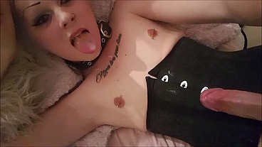 Tgirl Anal Toying & Self Facial