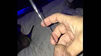 Mature Tranny Doing Sound Insertion