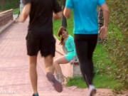 Jeny Smith transparent dress