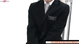 SayUncleNetwork.com - Twinkie gets handjob from mature Mormon elder till he explodes