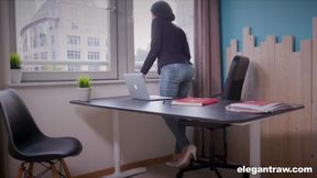 Business Woman Gets Fucked While Working