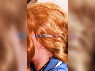 British Redhead Student Nurse Sucks A Patient's Wang