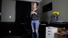 Student Makes Teacher Wet Jeans