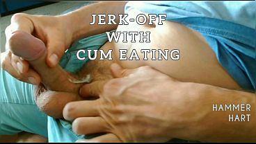 Jerk-off With Cum Eating
