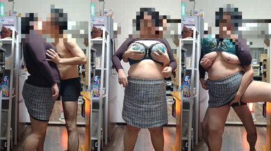 Fat-loving hubby worships his curvy wife's plump tits and juicy ass