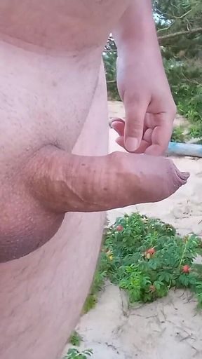 Naked on Beach