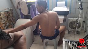 transei no escritorio e gozei na buceta da preta sem e ela ficou assustada - joaoosafado