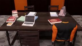 Sexy Anime Babes Get naughty in the Library for a 3D Hentai Fantasy Encounter