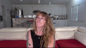 Busty redheaded wife gets banged hard in doggystyle and cowgirl