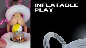 inflatables play beach ball